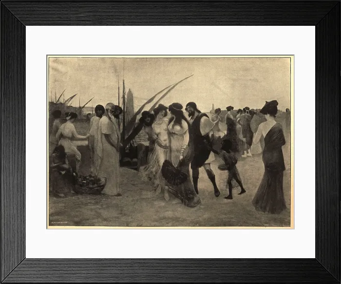 Framed Print : Aphrodite Sur La Jetee D'Alexandrie Framed Print : Aphrodite Sur La Jetee D'Alexandrie