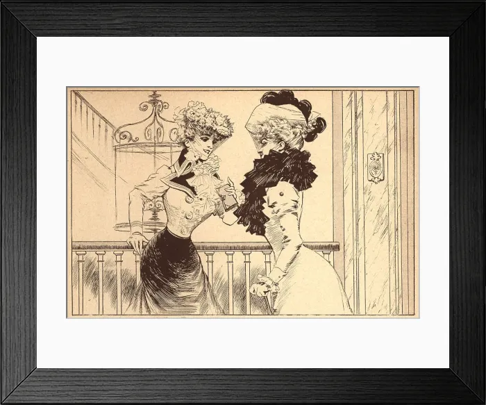 Framed Print : Les Rendez-vous De Madame De Z. Part I Framed Print : Les Rendez-vous De Madame De Z. Part I