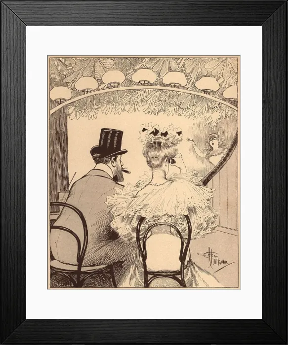 Framed Print : Au Cafe-Concert Framed Print : Au Cafe-Concert