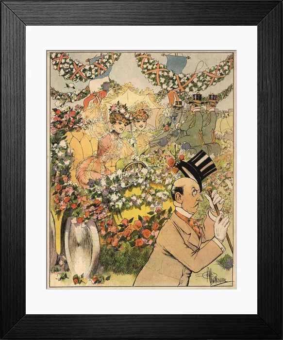 Framed Print : A La Fete Des Fleurs Framed Print : A La Fete Des Fleurs