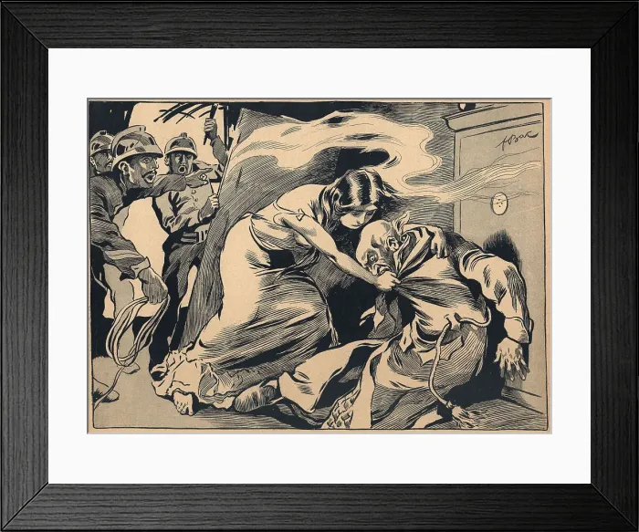 Framed Print : L'Avarice. An illustration, the title of which translates to Greed Framed Print : L'Avarice. An illustration, the title of which translates to Greed