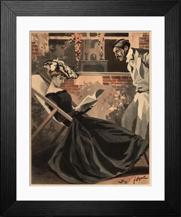Framed Print : Les Invites De Marque Framed Print : Les Invites De Marque