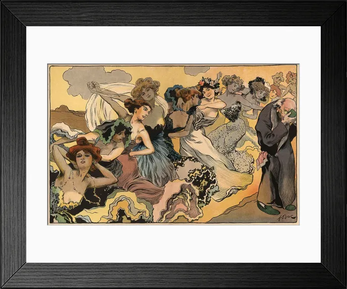 Framed Print : La Vertu Dedaignant Les Presents De L'Amour Framed Print : La Vertu Dedaignant Les Presents De L'Amour