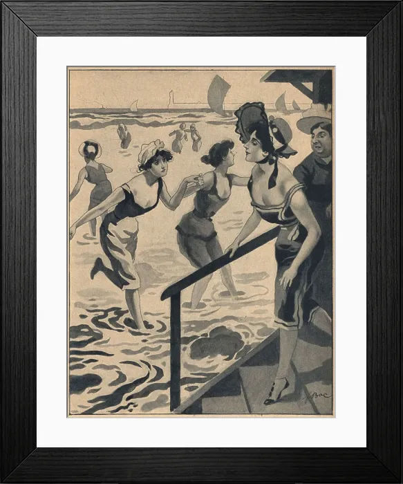 Framed Print : La Lutte Contre Les Elements Framed Print : La Lutte Contre Les Elements