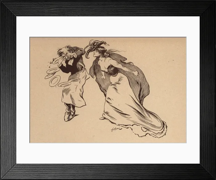 Framed Print : C'est comme Ca que tu as surveille le ragout? Framed Print : C'est comme Ca que tu as surveille le ragout?