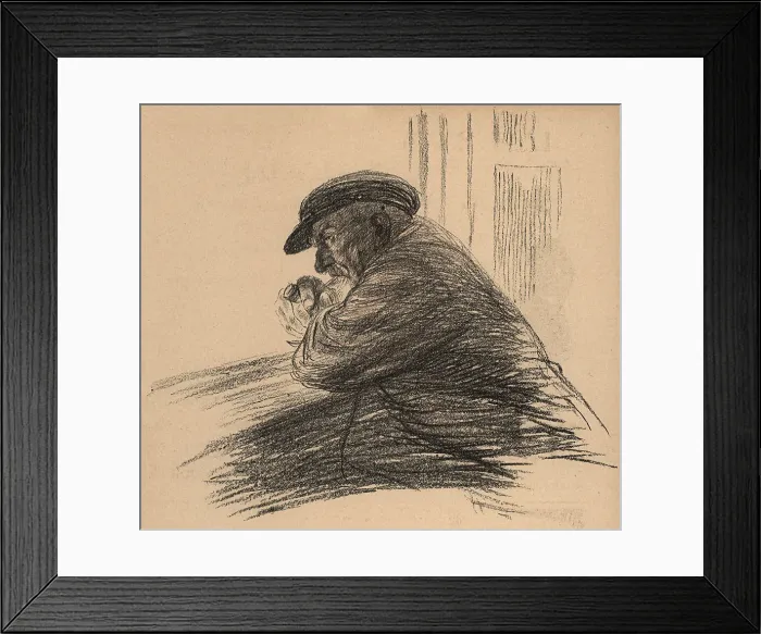 Framed Print : Un Loup De Mer Framed Print : Un Loup De Mer