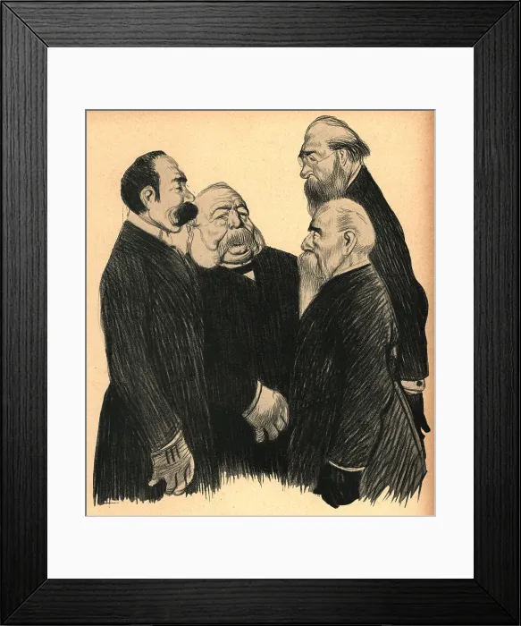 Framed Print : A La Suite d'un Article Signe: Boulimy Framed Print : A La Suite d'un Article Signe: Boulimy