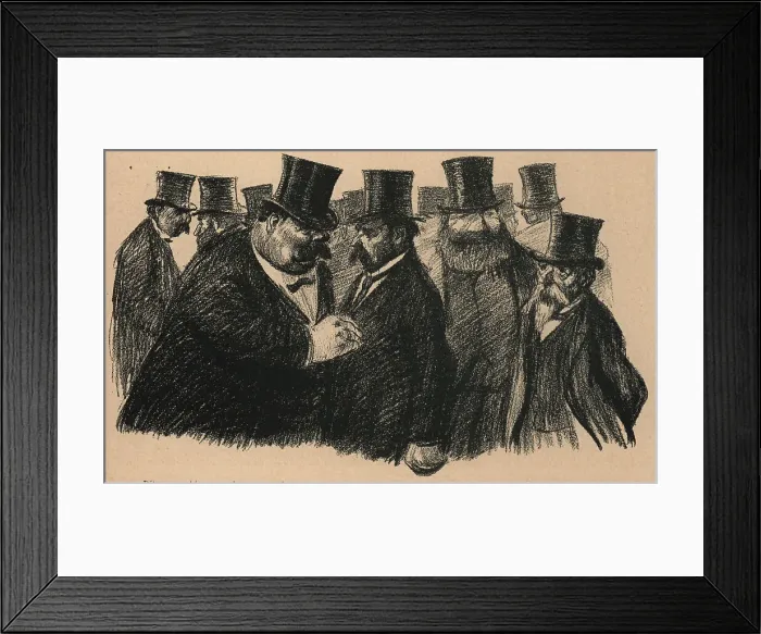 Framed Print : Gentlemen In Conversation Framed Print : Gentlemen In Conversation