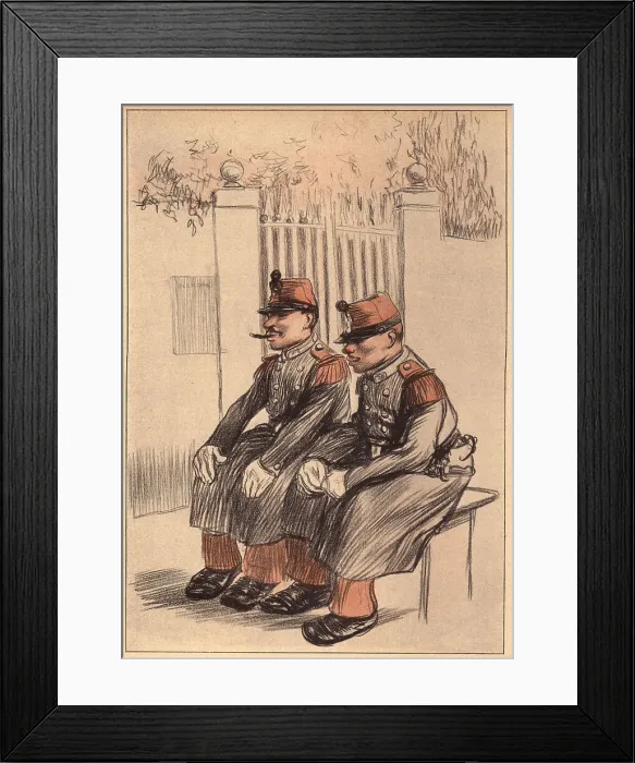 Framed Print : Plaisir Du Dimanche Framed Print : Plaisir Du Dimanche