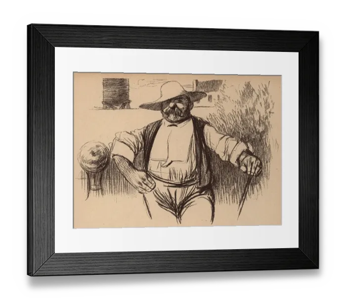 Framed Print : Le Galant Jardinier Framed Print : Le Galant Jardinier