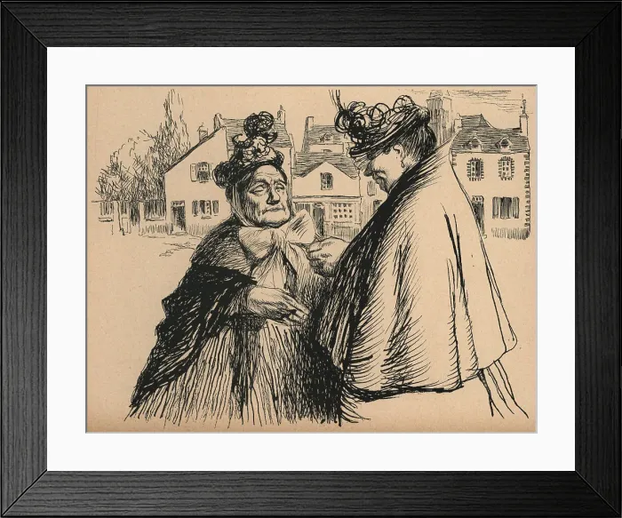Framed Print : Women In Conversation Framed Print : Women In Conversation