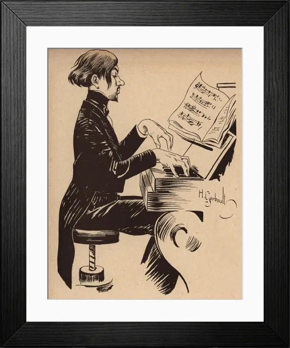 Framed Print : Un Laureat Du Conservatoire Framed Print : Un Laureat Du Conservatoire