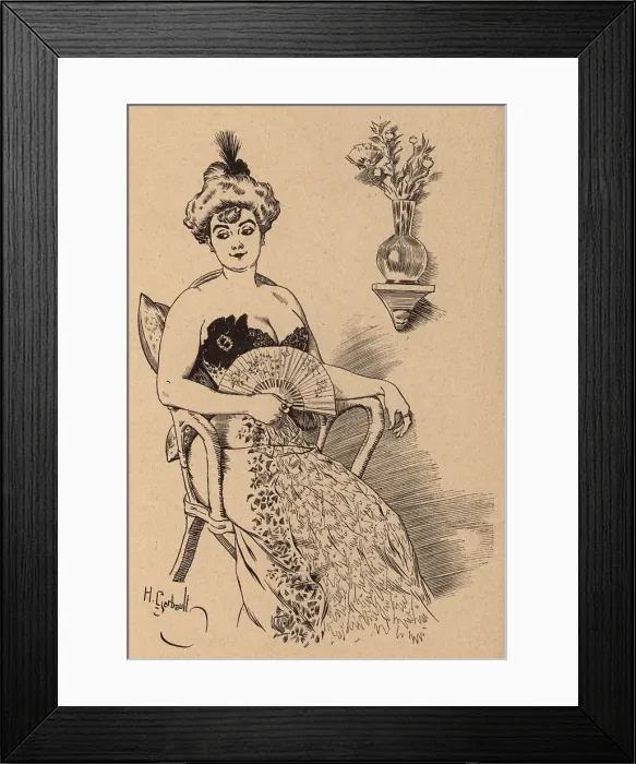 Framed Print : Seated Lady Framed Print : Seated Lady