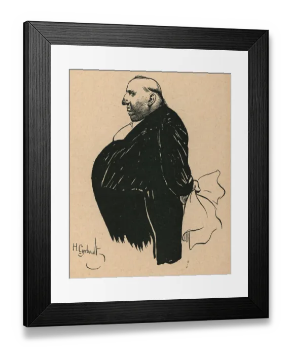 Framed Print : Un Maitre D'Hotel Framed Print : Un Maitre D'Hotel