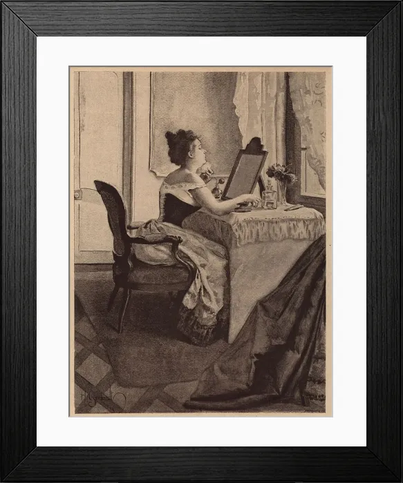 Framed Print : A Sa Toilette Framed Print : A Sa Toilette