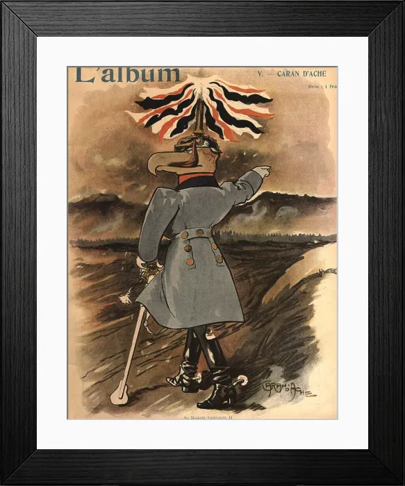Framed Print : Sa Majeste Guillaume II Framed Print : Sa Majeste Guillaume II