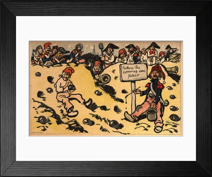Framed Print : La Batterie Des Hommes Sans Peur Framed Print : La Batterie Des Hommes Sans Peur