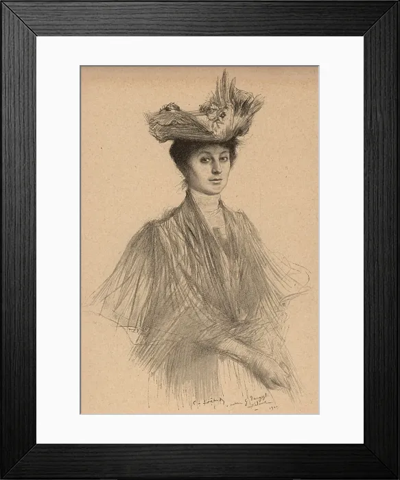 Framed Print : Portrait Of A Lady Framed Print : Portrait Of A Lady