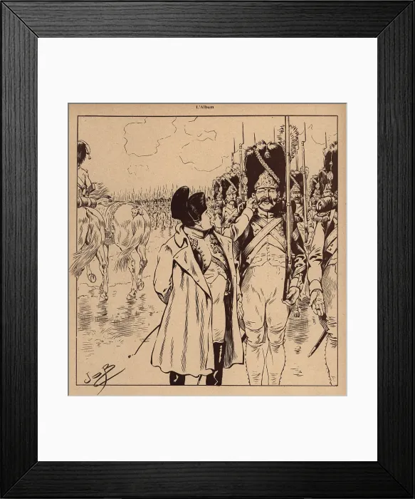 Framed Print : Napoleon And His Grenadiers Framed Print : Napoleon And His Grenadiers