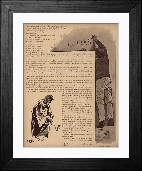 Framed Print : Job Sketches Framed Print : Job Sketches