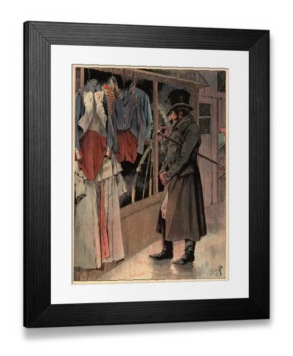 Framed Print : Vieux Habits! Vieux Galons! Framed Print : Vieux Habits! Vieux Galons!