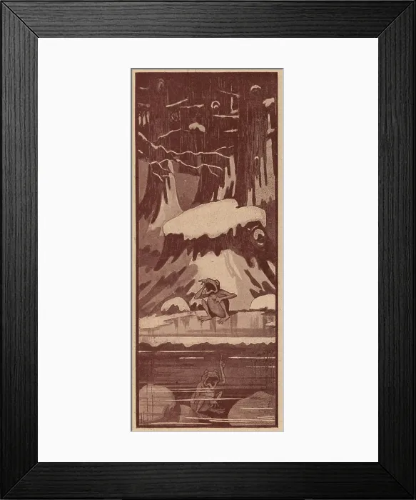 Framed Print : The Frozen Pond Framed Print : The Frozen Pond