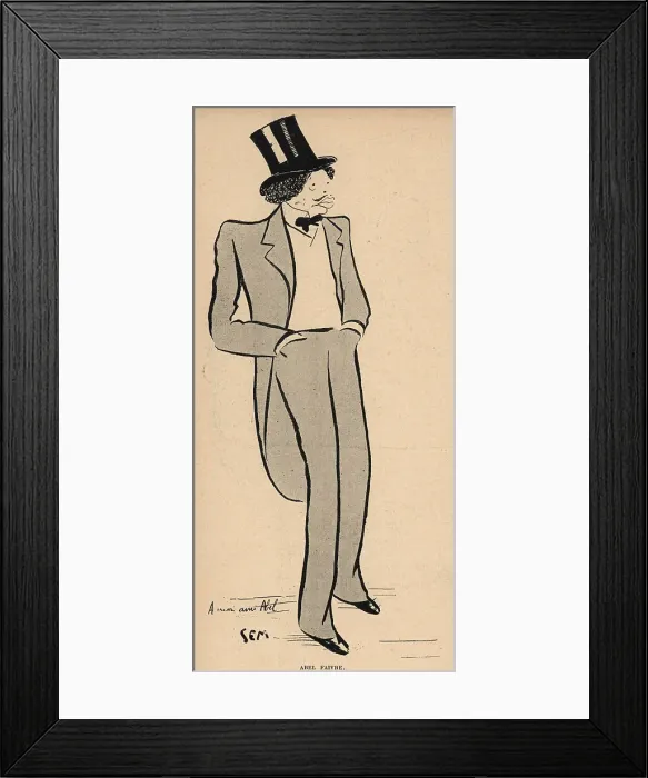 Framed Print : Abel Faivre Framed Print : Abel Faivre