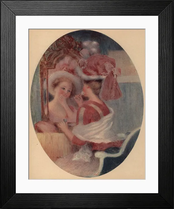 Framed Print : La Petite Poudreuse, The Little Powder Framed Print : La Petite Poudreuse, The Little Powder