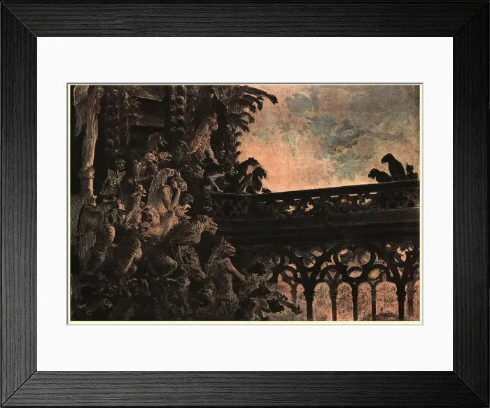 Framed Print : La Ville En Feu! The City On Fire! Framed Print : La Ville En Feu! The City On Fire!