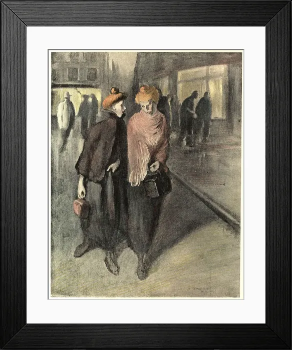 Framed Print : Workers On The Suburb Framed Print : Workers On The Suburb