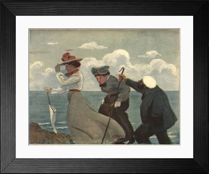 Framed Print : Sur La Greve Framed Print : Sur La Greve