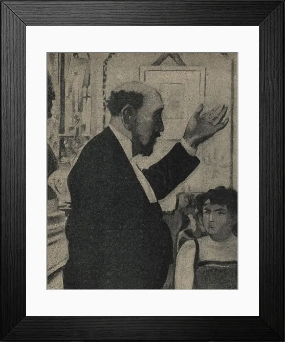 Framed Print : The Gentleman Who Says A Monologue Framed Print : The Gentleman Who Says A Monologue