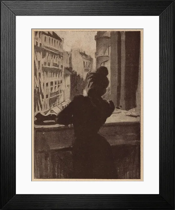 Framed Print : Dans L'Attente, Looking Forward To Framed Print : Dans L'Attente, Looking Forward To