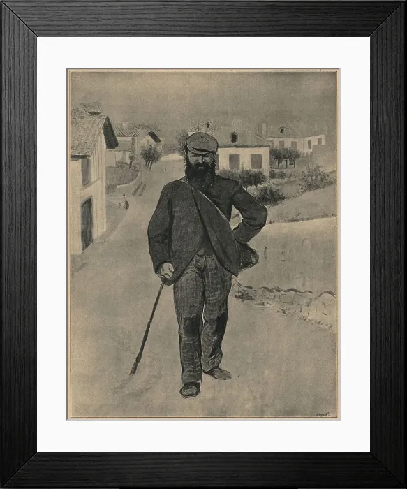 Framed Print : On The High Road, Le Trimardeur Framed Print : On The High Road, Le Trimardeur