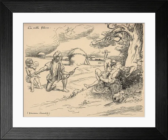 Framed Print : The Feline Target Framed Print : The Feline Target