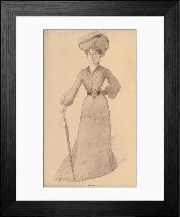 Framed Print : Portrait Of A Lady Framed Print : Portrait Of A Lady