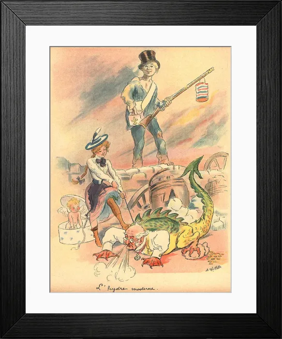 Framed Print : The Modern Hydra Framed Print : The Modern Hydra