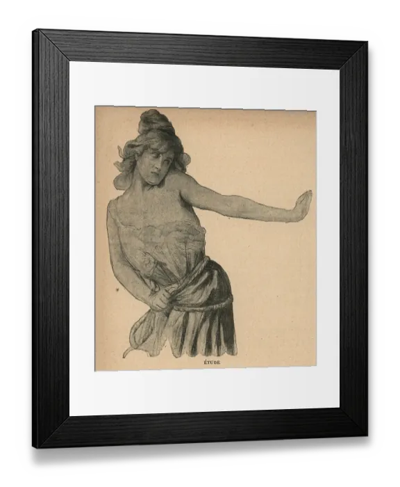 Framed Print : Study Of A Woman Framed Print : Study Of A Woman