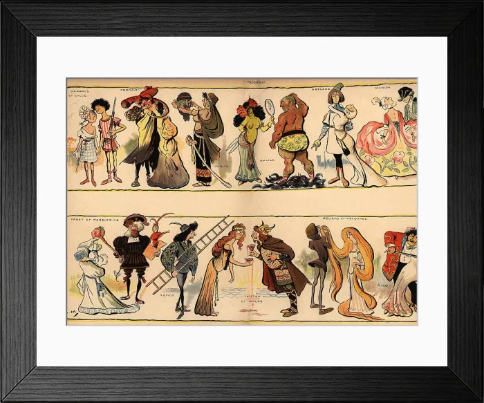 Framed Print : Title Characters Framed Print : Title Characters
