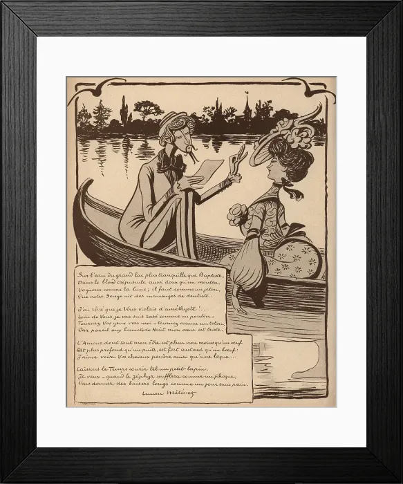 Framed Print : Sonnet On The Garance Lake Framed Print : Sonnet On The Garance Lake