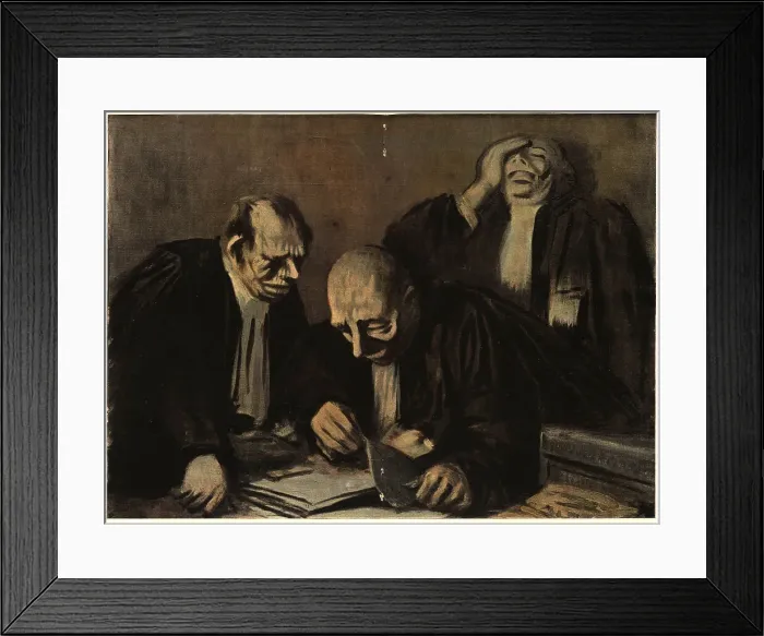 Framed Print : The Lawyers Framed Print : The Lawyers