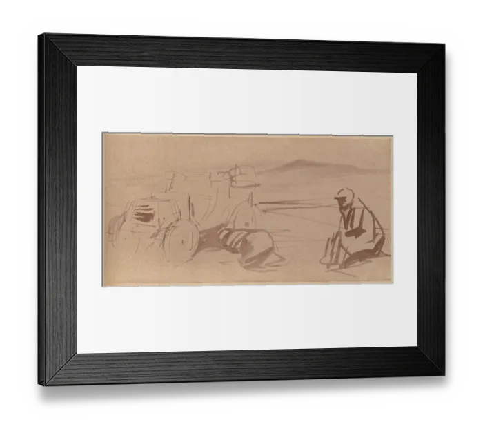 Framed Print : Motoring Breakdown