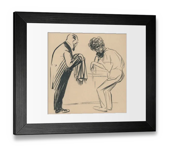 Framed Print : Ministers, In The Restroom Framed Print : Ministers, In The Restroom