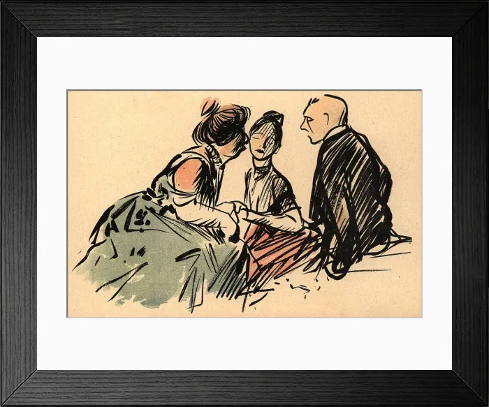 Framed Print : Vous Vous Verrez Chez Moi Framed Print : Vous Vous Verrez Chez Moi