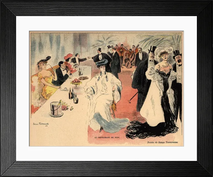 Framed Print : At The Night Restaurant Framed Print : At The Night Restaurant