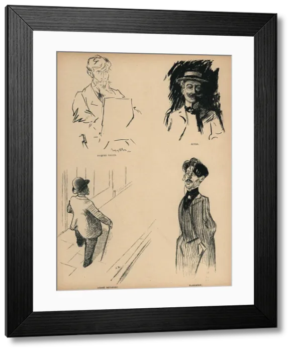 Framed Print : French Artist Self Portraits Framed Print : French Artist Self Portraits