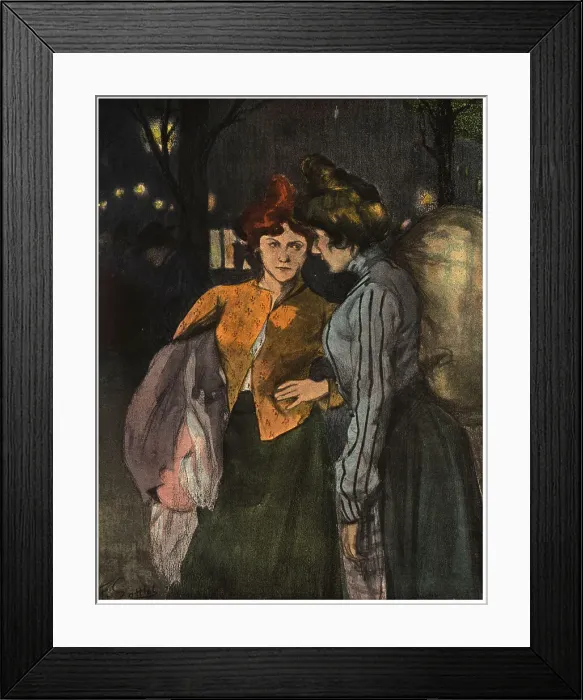 Framed Print : A Bit Of Chat Framed Print : A Bit Of Chat