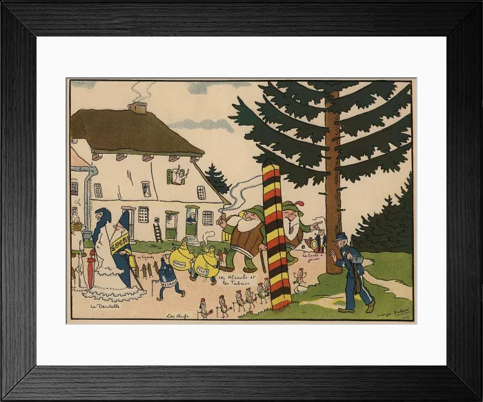 Framed Print : Bad Dream Of A Customs Officer Framed Print : Bad Dream Of A Customs Officer