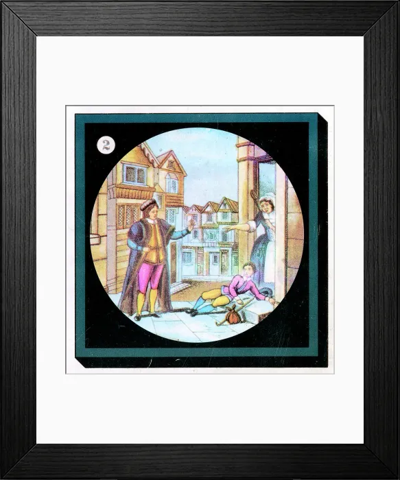 Framed Print : The Tale of Dick Whittington Framed Print : The Tale of Dick Whittington