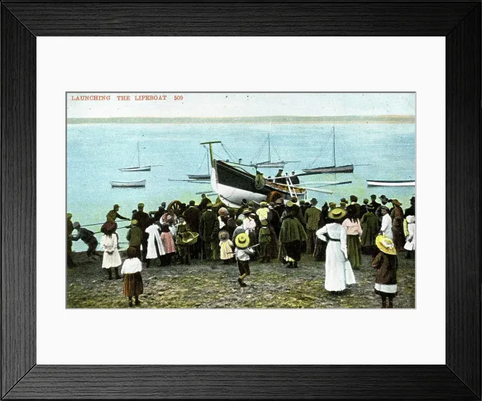 Framed Print : Launching the Lifeboat Framed Print : Launching the Lifeboat